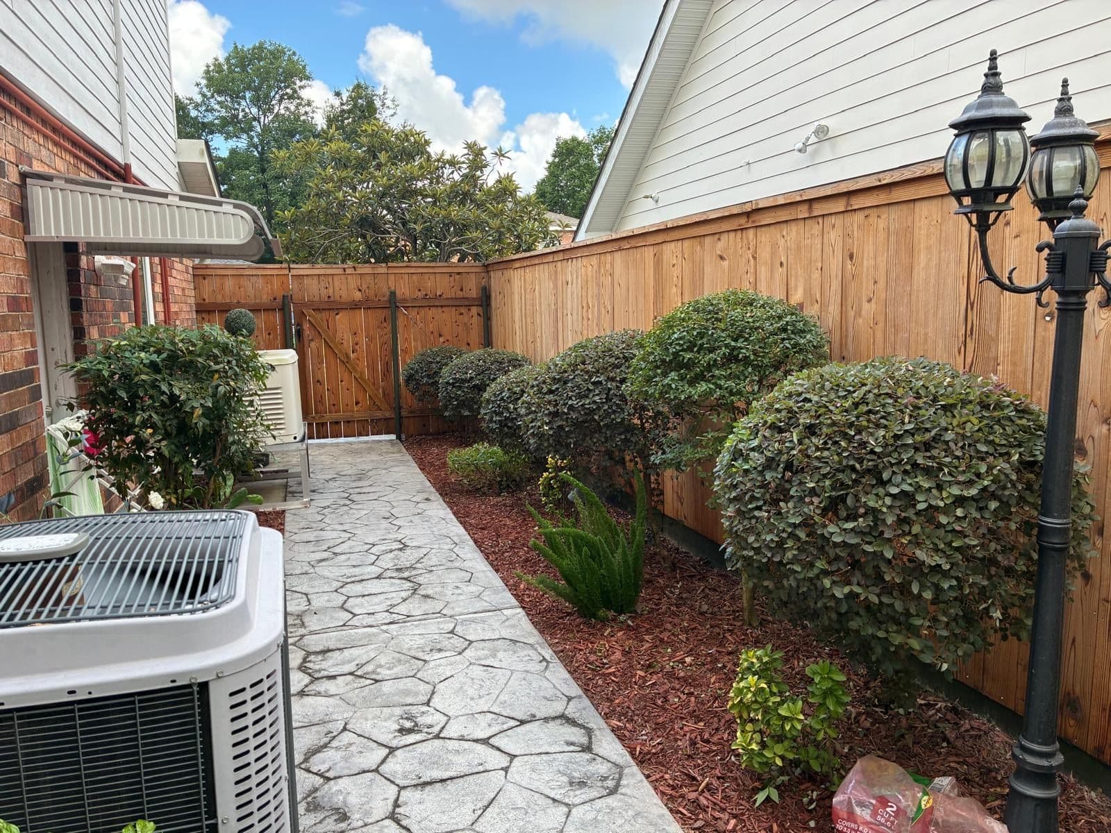 Fencing project completed by KoKo Construction & Handyman